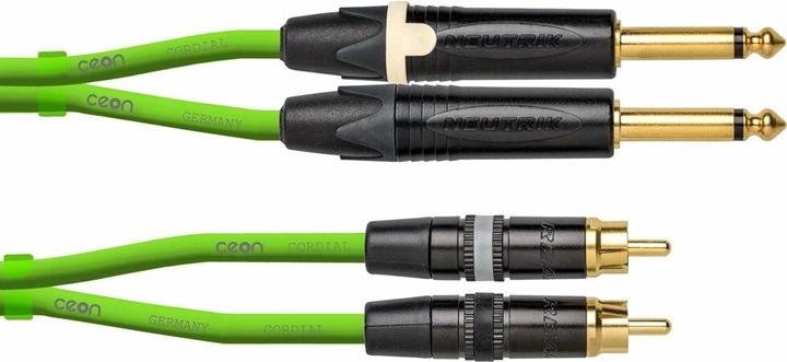 Image du produit Cordial Ceon Dj Plug-Rca (1.50 m, RCA, jack 6.3mm)