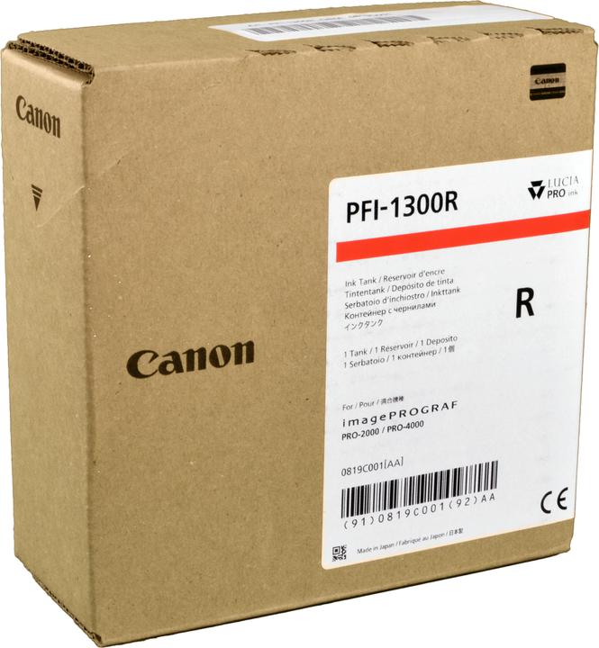Actual product image Canon Ink cartridge red (R)