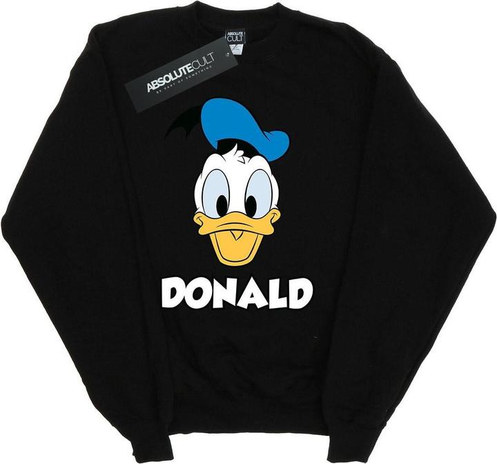 Disney Donald Duck Face Sweatshirt Mädchen