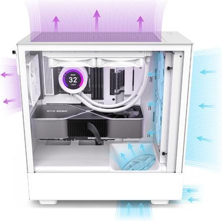 Produktbild NZXT H5 Flow (ATX, mATX, Mini-ITX, E-ATX)