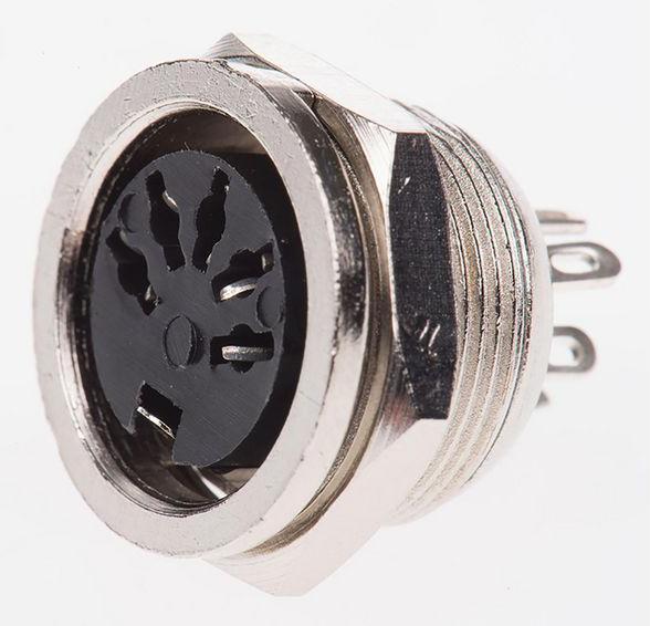 Produktbild Rs Pro DIN-Buchse Gerade 5-polig, 100 V ac / 4A Tafelmontage