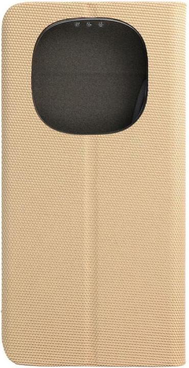 Actual product image OEM Cases SENSITIVE Book case for XIAOMI Redmi Note 14 PRO 5G / 14 PRO PLUS 5G gold (Xiaomi Redmi Note 14 Pro 5G)