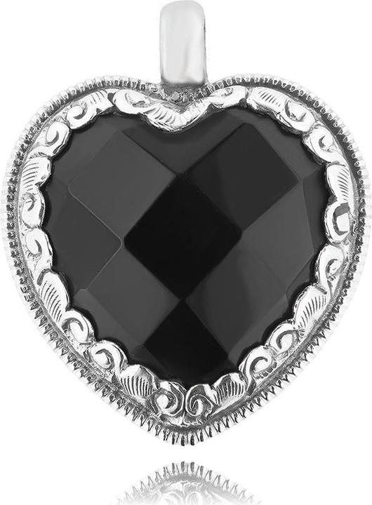 Leyda Anhänger Herz Vintage (Silber 925)