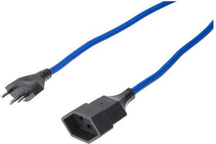 Max Hauri Verlängerungskabel 3 m T13 - T12, Blau (3 m, Typ 12)