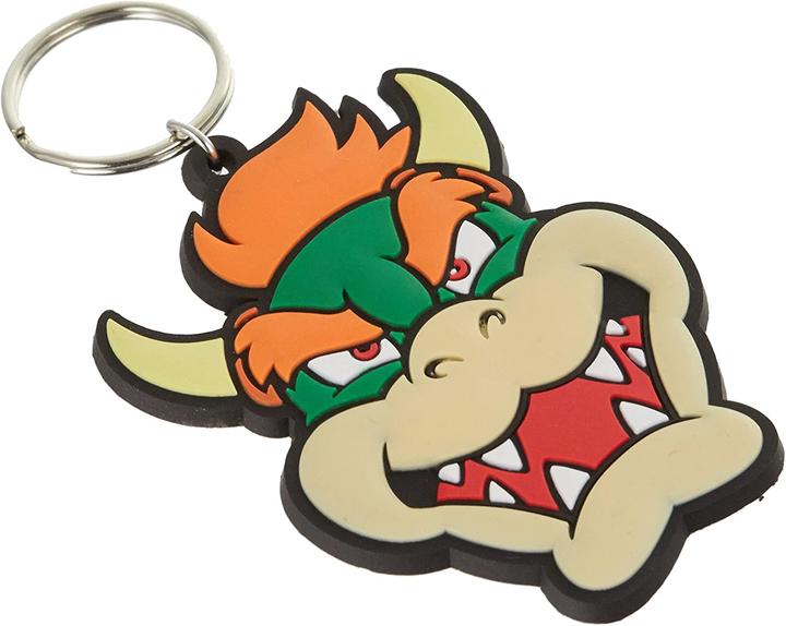 Actual product image Pyramid Portachiavi Gomma Super Mario : Bowser