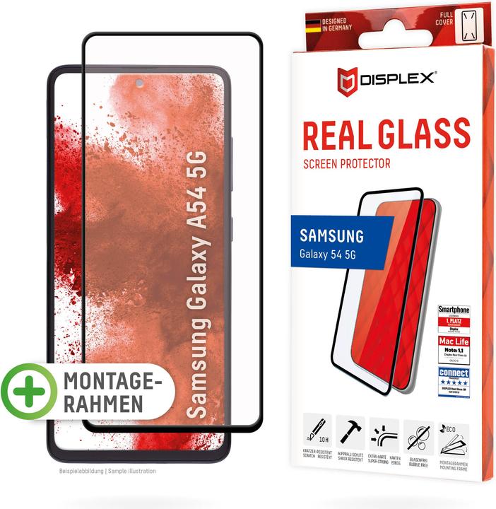 Image du produit Displex Real Glass, Full Cover Panzerglas (1 pièce(s), Samsung Galaxy A54 5G)