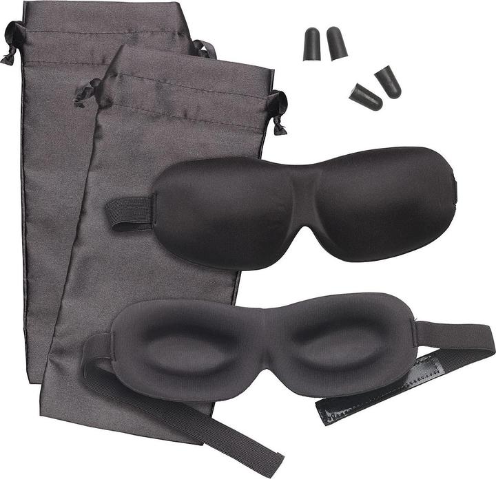 Pearl 2er-Set 3D-Schlafmasken (Schlafmaske)