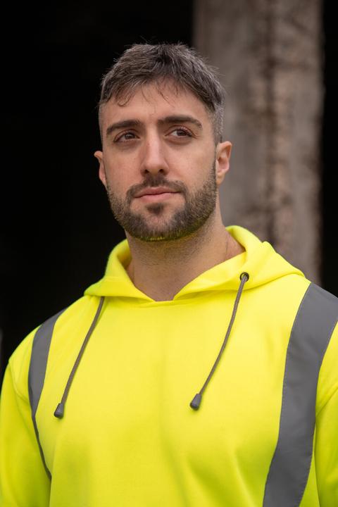 Immagine prodotto Korntex Felpa con cappuccio Hi-Vis (XXL)