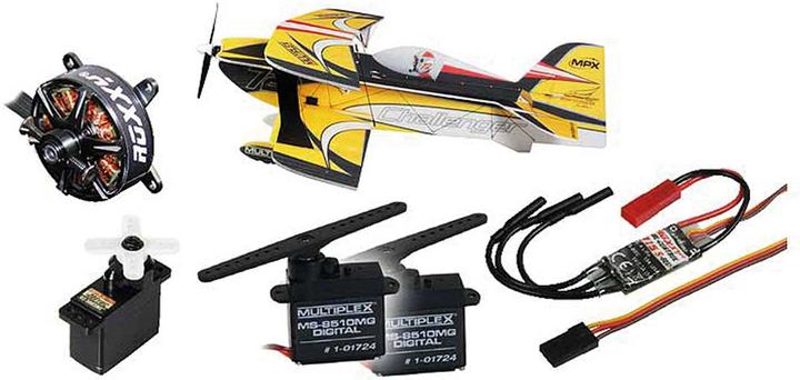 Multiplex Challenger Indoor Edition 850 mm High Performance Set (Motorflugzeug)