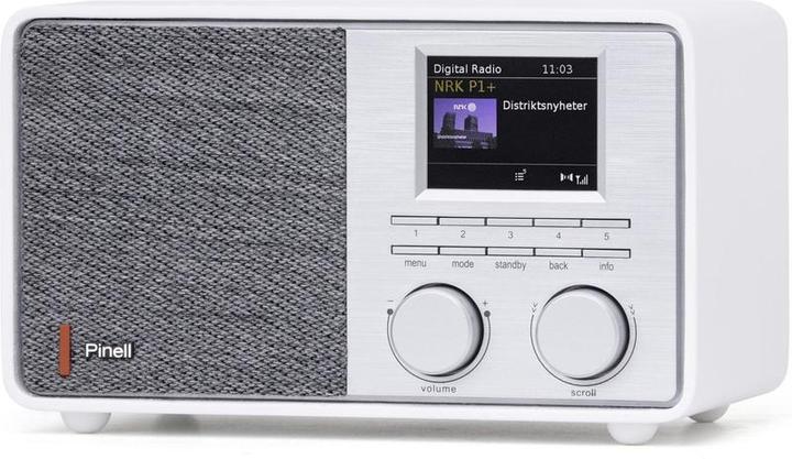 Actual product image Pinell Supersound 201W - DAB+/Internet tabletop radio - wit (DAB+, FM, Wi-Fi)