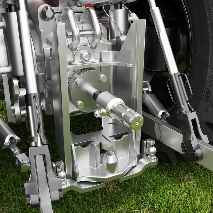 Produktbild Wiltec Zapfwelle 175mm Buchse Keilwellenaufnahme 1 3/8" Z6 für Ausgangswelle 1 3/4" Z6 (Traktorzubehör)