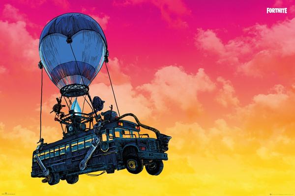 Immagine prodotto GB Eye FORTNITE - Poster Battaglia Bus 91,5x61 (61 x 91,5 cm)