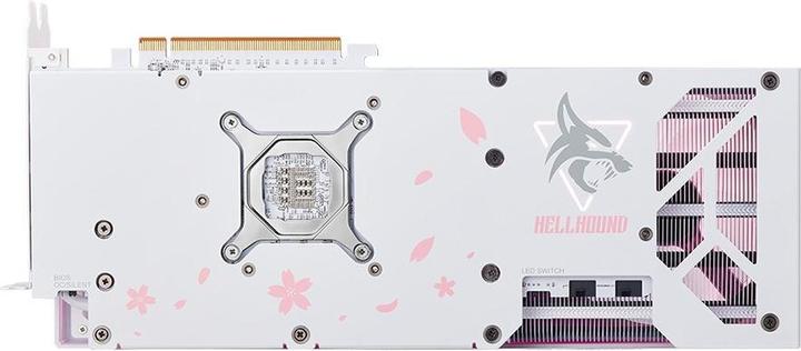 Image du produit Powercolor RX 7800 XT Hellhound Sakura White 16GB OC (16 Go)