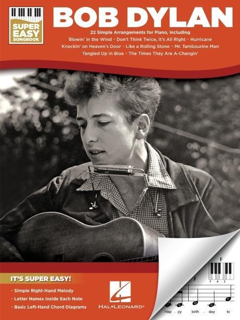 Produktbild Bob Dylan - Super Easy Songbook (Englisch, HAL LEONARD PUB CO, 2021)