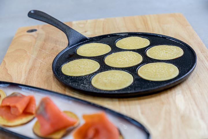 Actual product image Kitchen Craft Blini pan (24 cm, Frying pan, Cast iron)