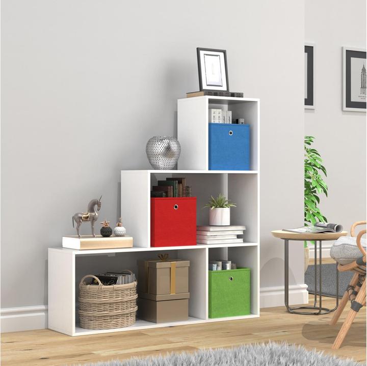 Image du produit VCM Étagère en bois Séparation de pièce Livres Dubila M (117 x 29 x 123 cm)