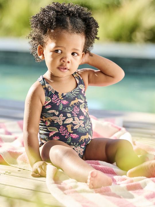 Image du produit Vertbaudet Capsule Bademode TROPEN: Mädchen Baby Badeanzug (98)