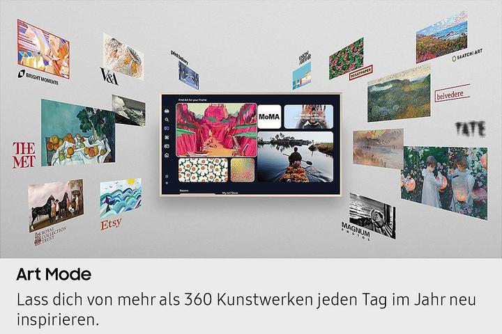 Image du produit Samsung QE75LS03FW (75", The Frame Pro, LED, NeoQLED, 4K, 2025)