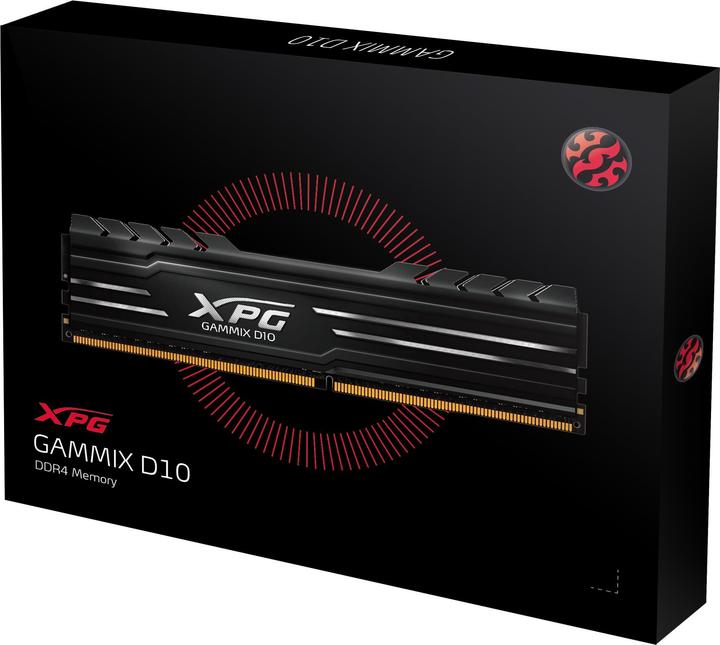 Immagine prodotto Adata Memoria XPG Gammix D10, DDR4, 32 GB, 3600 MHz, CL18 (AX4U360016G18I-DB10) (2 x 16GB, 3600 MHz, DDR4-RAM, DIMM)