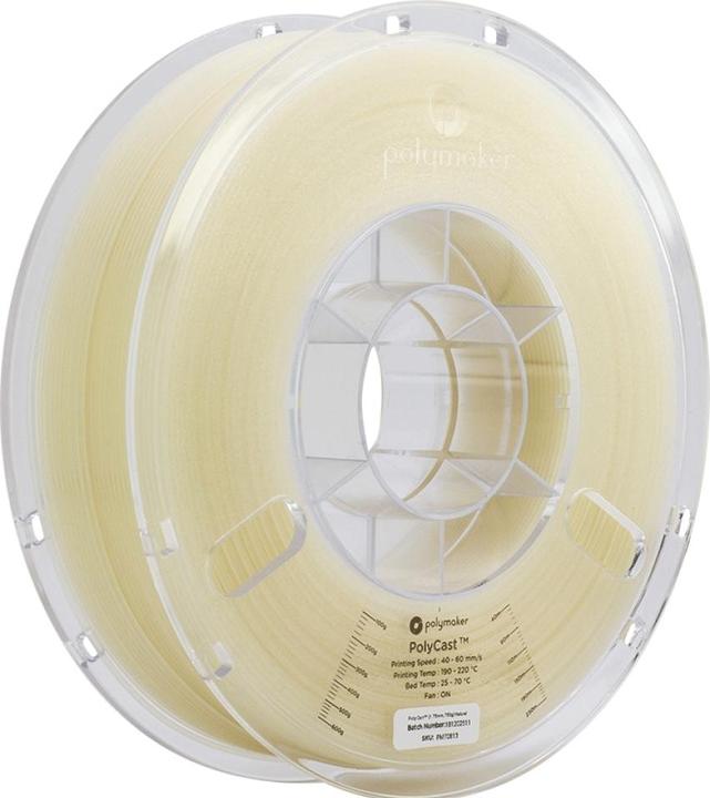 Image du produit Polymaker Polycast PVB Natural 1.75mm 750g (PVB, 1.75 mm, 750 g, Beige)