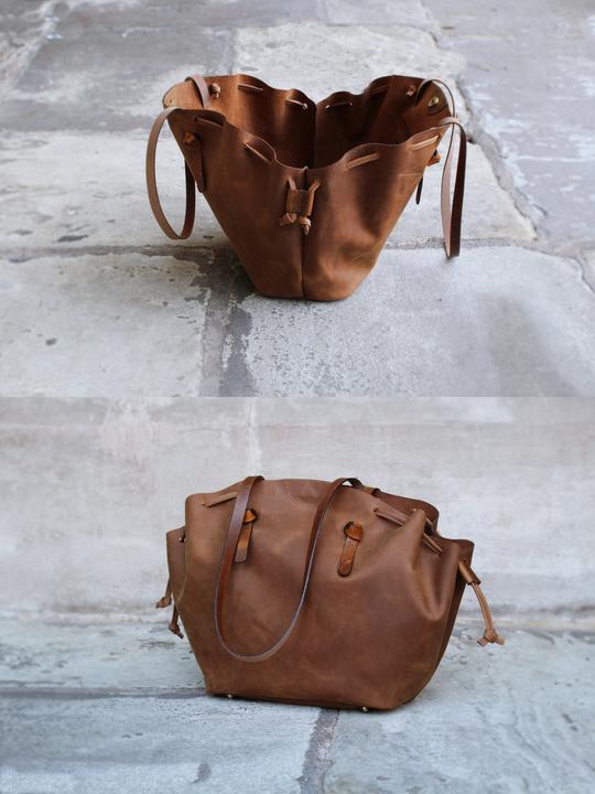 Immagine prodotto Only-Bags.Store Borsa in pelle, borsa a tracolla, borsa a manico alto, regalo di Natale
