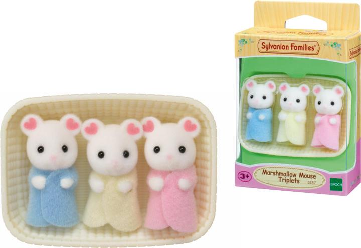 Image du produit Sylvanian Families Triplets de souris guimauve