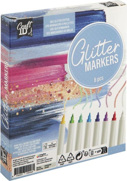 Image du produit Craft Marqueurs à paillettes 8 pcs (8 x)