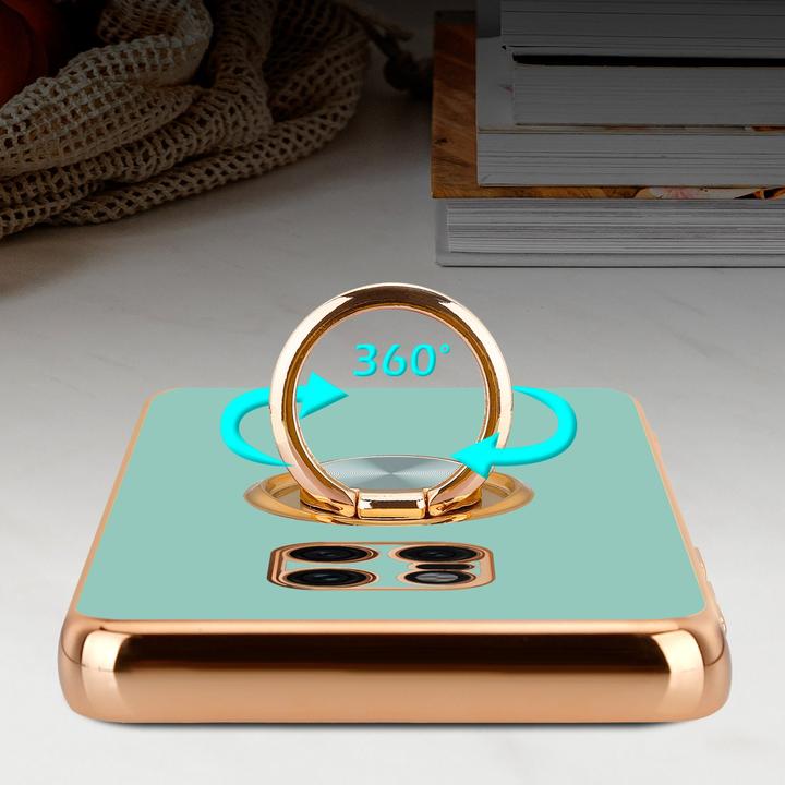 Actual product image Cadorabo Case for Huawei MATE 20 PRO in TPU with camera protection and ring LM089 Style (Mate 20 Pro)