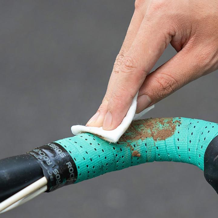 Actual product image Rockbros EVA Handlebar Tape Power Pattern - White