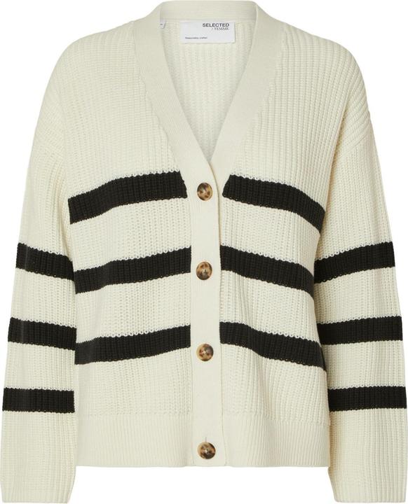 Selected Femme Gestreifter Strickjacke (XL)