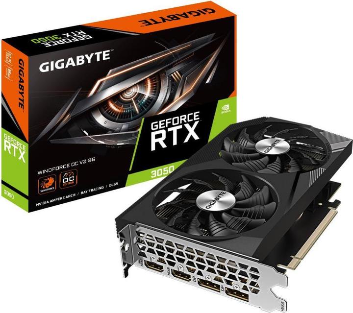 Produktbild Gigabyte RTX 3050 WINDFORCE OC V2 (8 GB)