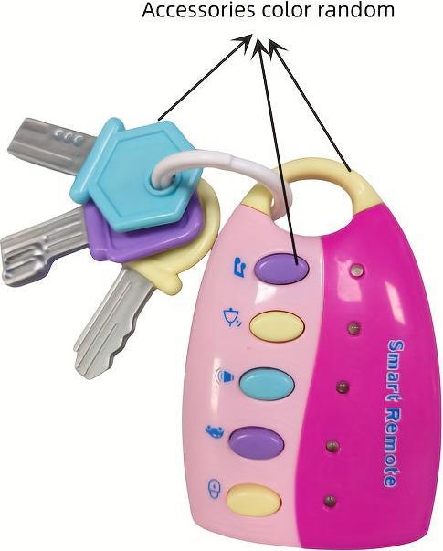 Produktbild Activity Board Baby-Spielzeug-Musik-Cartoon-Autoschlüssel, Gesangs-Smart-Remote-Autostimmen, Rollenspiel