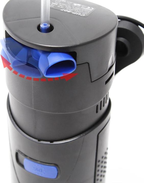 Produktbild SunSun CUP-809 Aquarium Innenfilter 700l/h Aquarium Pumpe UVC Klärer Sauerstoff (750 l, Innenfilter, Süsswasser)