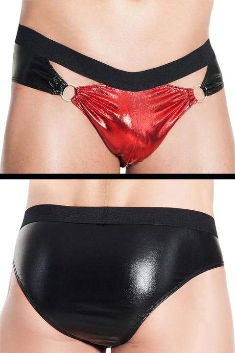 Produktbild Me Seduce Wetlook Slip Bruno rot (S, M)