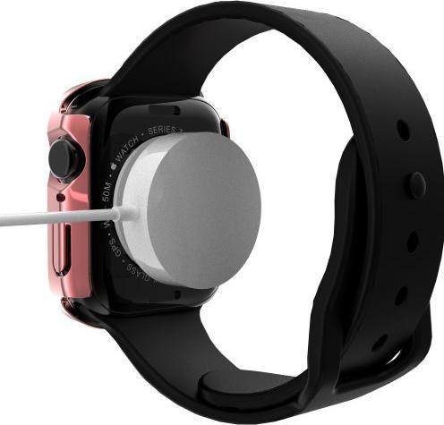 Produktbild Cover-Discount Apple Watch 45mm - Glitzer Strass Schutz Case rosa