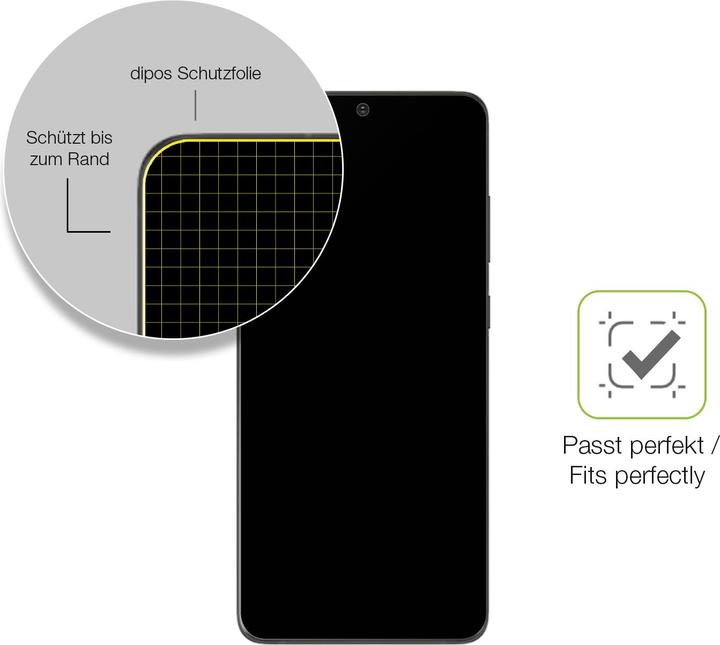 Produktbild Dipos Full Cover Schutzfolie Matt (1 Stück, Samsung Galaxy S20 Ultra)
