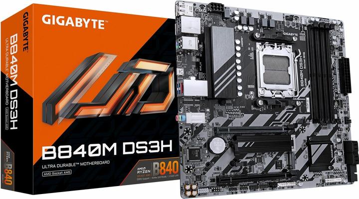 Produktbild Gigabyte B840M DS3H (AM5, AMD B840, mATX)