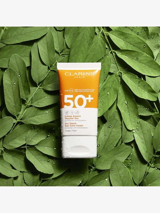Image du produit Clarins Toucher sec (Crème solaire visage, SPF 50+, 50 ml, 71 g)