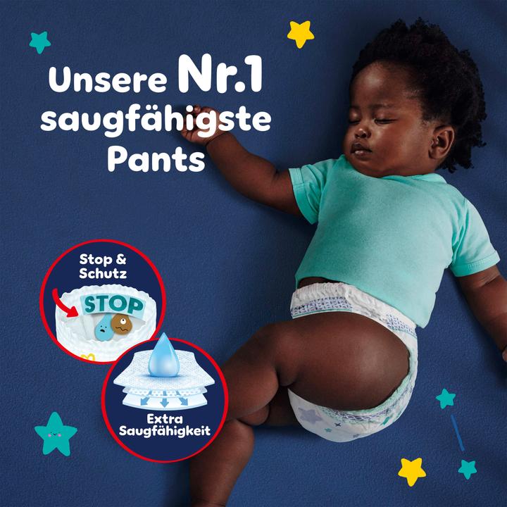 Produktbild Pampers Baby-Dry Night Pants (Gr. 4, Monatsbox, 180 Stück)