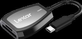 Actual product image Lexar Professional USB-C Dual-Slot Reader - SD/MicroSD UHS-II (USB-C 3.2 Gen 1)