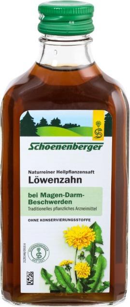 Produktbild Schönenberger Löwenzahn naturreiner Heilpflanzensaft, 200 ml Lösung
