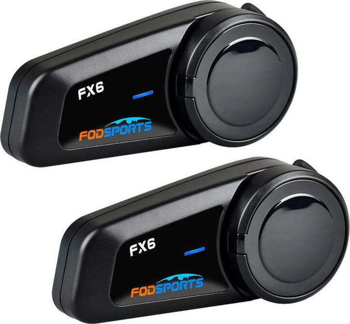 Image du produit Fodsports FX6 motorcycle intercom two-pack (black) (Jeu de 2)