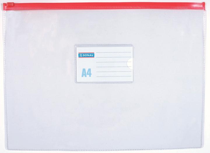 Produktbild Donau Zip-tasche, pvc, a4, klar