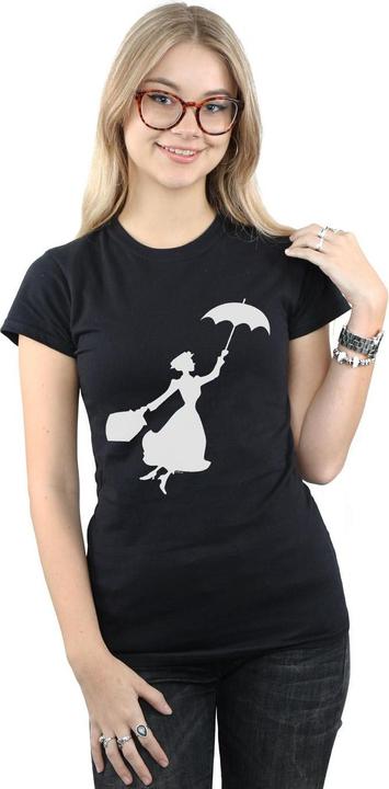 Immagine prodotto Disney Mary Poppins Flying Silhouette Maglietta Donna (M)