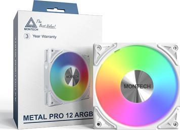 Actual product image Montech METAL PRO 12 ARGB (W) (120 mm, 1 x)