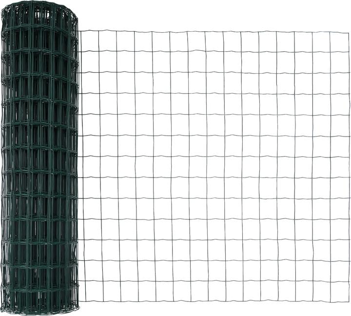 Produktbild VidaXL Euro Zaun Set aus 2 Grün Metall 25 x 1.0 m Erweiterbar