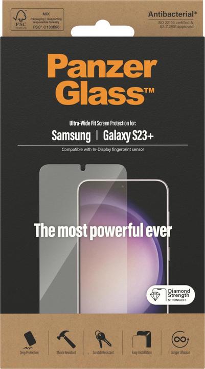 Immagine prodotto PanzerGlass Pellicola protettiva ultra larga per Galaxy S23+ (1 Pezzo/i, Samsung Galaxy S23+)