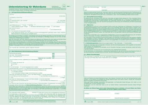 Produktbild Rnk Untermietvertrag SD (2 x)