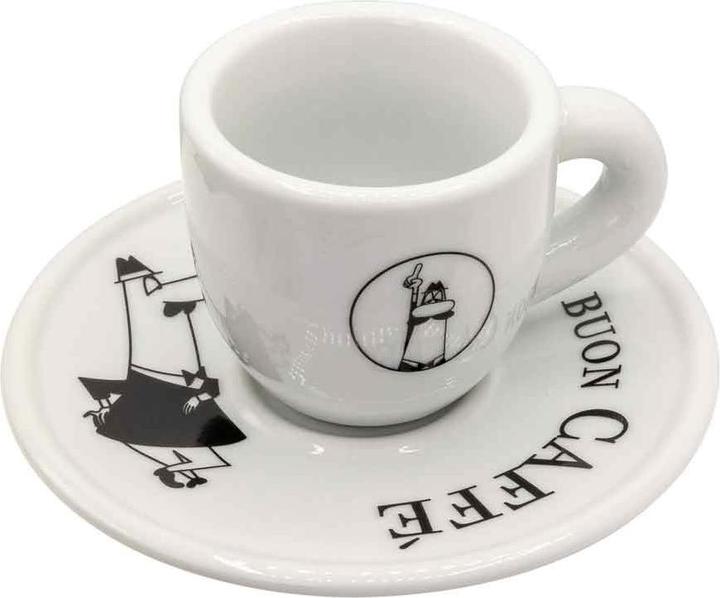 Immagine prodotto Bialetti Y0TZ033 Set di 4 tazze demitasse Carosello (50 ml, 4 x)