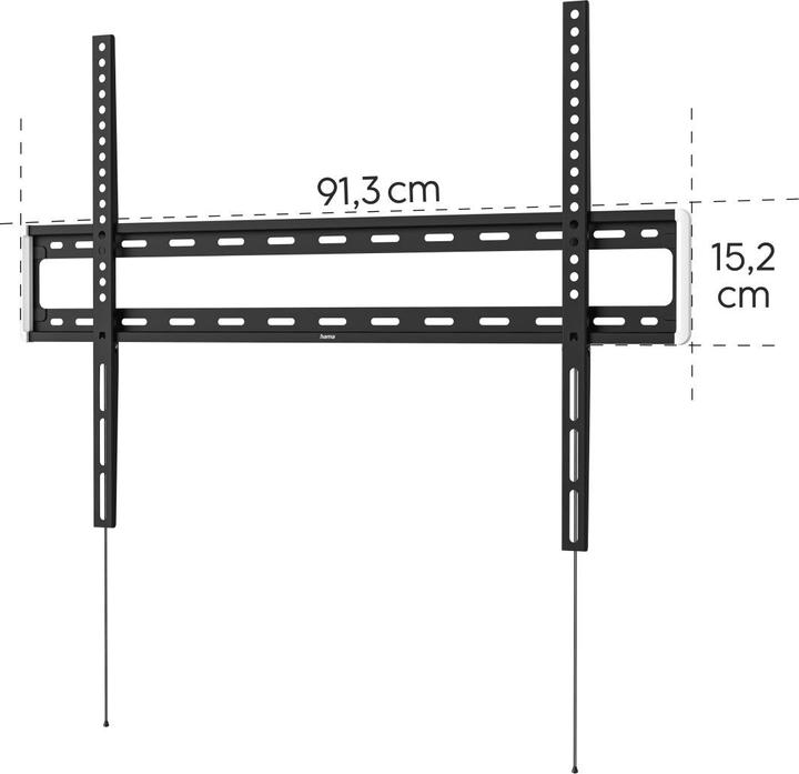 Produktbild Hama TV-Wandhalterung (Wand, 100", 75 kg)